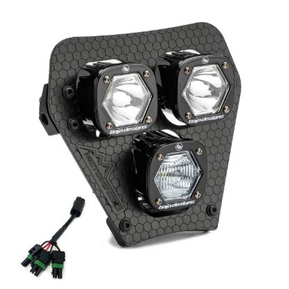 Picture of KTM Triple S1 """"Hydra"""" (D/C) LED Headlight Kit w/ Hi-Low Harness - 2024-2026 KTM EXC-F