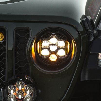 Picture of DOT LP6 LED Headlight Kit - Jeep 2018-2026 Wrangler JL; 2020-2026 Gladiator JT; NOTE w/Halogen Headlights