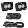 Picture of S2 Sport Black Flush Mount LED Light Pod Reverse Kit - Universal