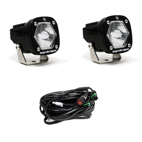 Picture of S1 Black LED Auxiliary Light Pod Pair - Universal