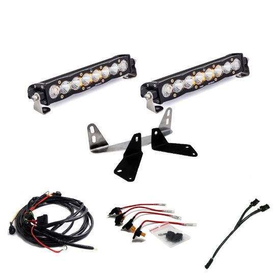 Picture of Ford S8 Dual 10 Inch Grille Light Bar Kit - Ford 2018-20 F-150