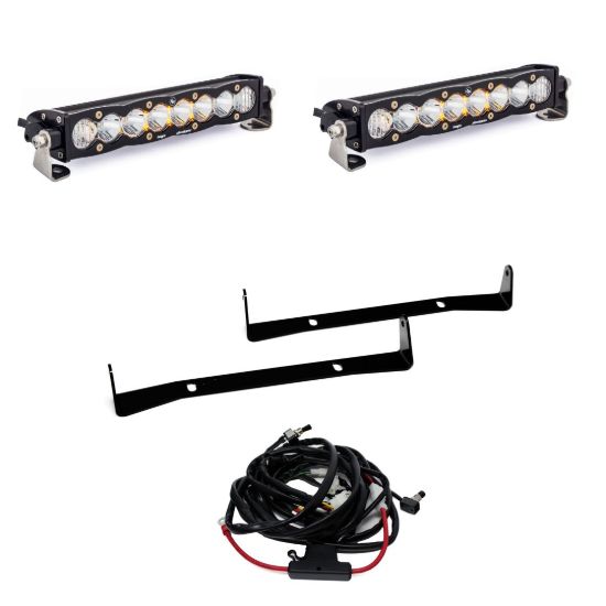 Picture of Toyota S8 Dual 10 Inch Grille Upper Light Kit - Toyota 2014-18 4Runner