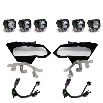 Picture of Can-Am S1 Triple LED Headlight Kit - Can-Am 2017-24 Maverick X3