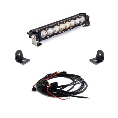 Picture of Polaris S8 10 Inch Hood Mount Light Bar Kit - Polaris 2019-21 RZR XP Turbo; 2018-21 RZR Turbo S