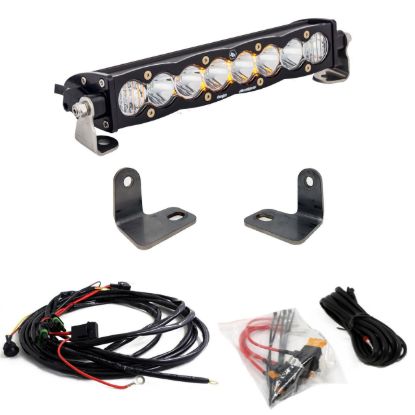 Picture of Polaris S8 10 Inch Hood Mount Light Bar Kit - Polaris 2016-18 RZR XP Turbo