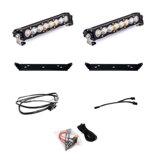 Picture of Ford S8 10 Inch Dual Behind Grille Light Bar Kit - Ford 2021-2026 F-150 Raptor, 2024-2026 F-150 Raptor 37/R