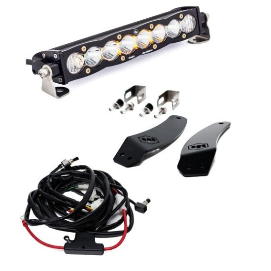 Picture of Textron/Arctic Cat S8 10 Inch Grille Mount Light Bar Kit - Arctic Cat 2020-21 Wildcat XX; Textron 2018-19 Wildcat XX