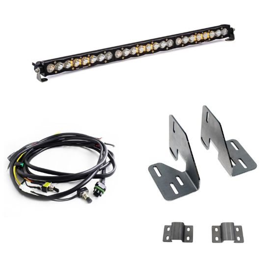 Picture of GMC S8 30 Inch Grille Light Bar Kit - GMC 2018-19 Sierra 2500HD/3500HD
