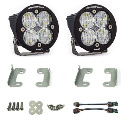 Picture of Jeep JK Squadron-R Pro Fog Pocket Light Kit - Jeep 2010-18 Wrangler JK; NOTE: w/ Standard OE Bumper