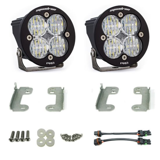 Picture of Jeep JK Squadron-R Pro Fog Pocket Light Kit - Jeep 2010-18 Wrangler JK; NOTE: w/ Standard OE Bumper