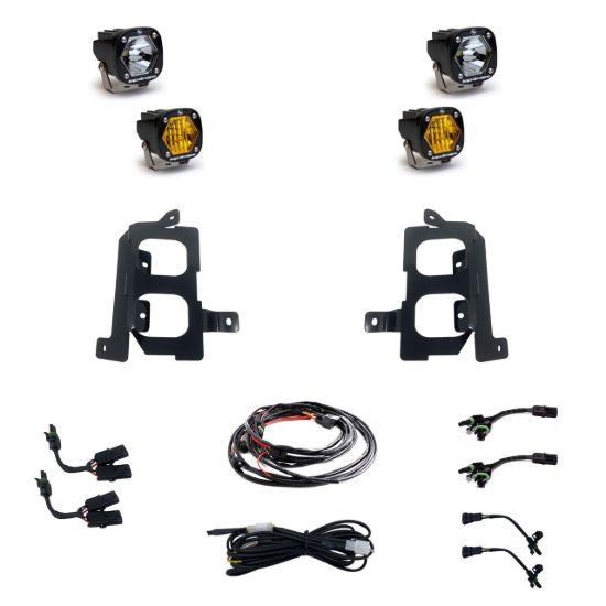 Picture of GMC S1 Dual Fog Pocket Light Kit - GMC 2019-22 Sierra 1500