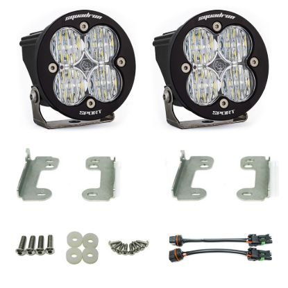 Picture of Jeep JK Squadron-R Sport Fog Pocket Light Kit - Jeep 2010-18 Wrangler JK; NOTE: w/ Standard OE Bumper