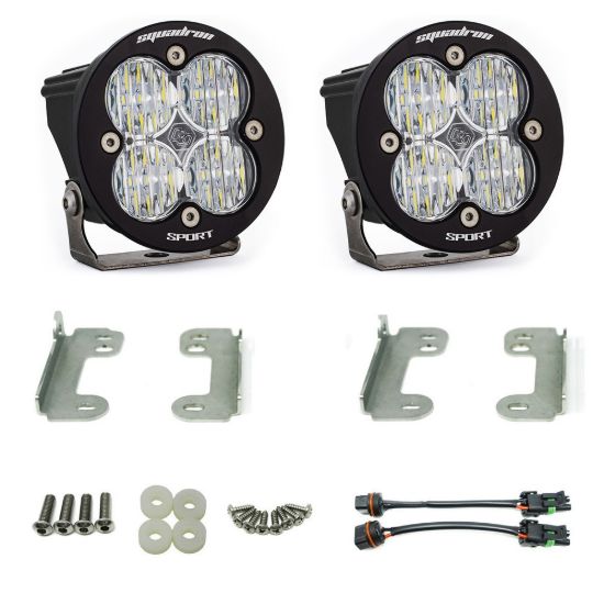Picture of Jeep JK Squadron-R Sport Fog Pocket Light Kit - Jeep 2010-18 Wrangler JK; NOTE: w/ Standard OE Bumper
