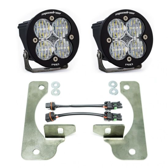 Picture of Jeep JL/JT Squadron-R Pro Fog Pocket Light Kit - Jeep 2020-2026 Gladiator; 2018-2026 Wrangler JL; NOTE: w/ OE Rubicon Bumper
