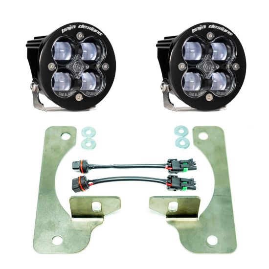 Picture of Jeep JL/JT Squadron-R SAE Fog Pocket Light Kit - Jeep 2020-2026 Gladiator; 2018-2026 Wrangler JL; NOTE: w/ OE Rubicon Bumper