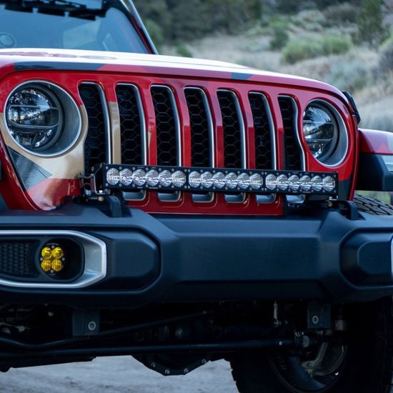 Picture of Jeep JL/JT OnX6+ 30 Inch Bumper Light Kit - Jeep 2020-2026 Gladiator; 2018-2026 Wrangler JL; NOTE: w/ OE Plastic Bumper