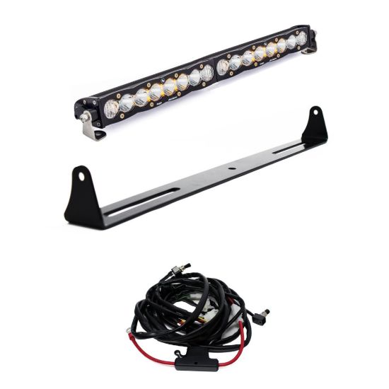 Picture of Chevy/GMC S8 20 Inch Bumper Light Bar Kit - Chevy/GMC 2007-13 Silverado/Sierra 1500/2500HD/3500HD {'07 New Body Style}