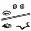 Picture of Jeep JL/JT Squadron Sport/S8 40 Inch A-Pillar/Cowl Mount Light Kit - Jeep 2020-2026 Gladiator; 2018-2026 Wrangler JL