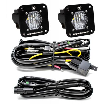Picture of S1 Black Flush Mount LED Light Pod Reverse Kit - Universal