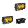 Picture of S2 Sport Black LED Auxiliary Light Pod Pair - Universal