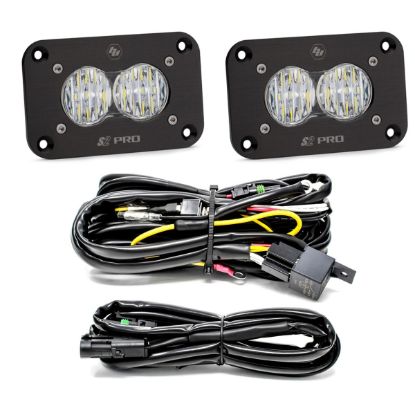 Picture of S2 Pro Black Flush Mount LED Light Pod Reverse Kit - Universal