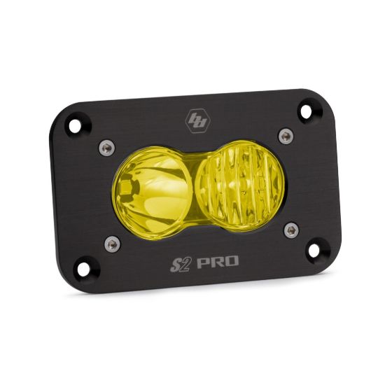 Picture of S2 Pro Black Flush Mount LED Auxiliary Light Pod - Universal