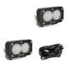Picture of S2 Pro Black LED Auxiliary Light Pod Pair - Universal