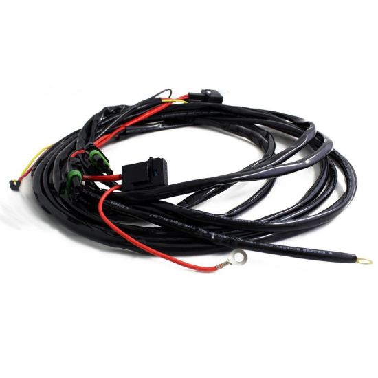 Picture of OnX6/S8/XL 3-Pin Hi-Beam 2-Light Max (150 Watts) Wiring Harness - Universal