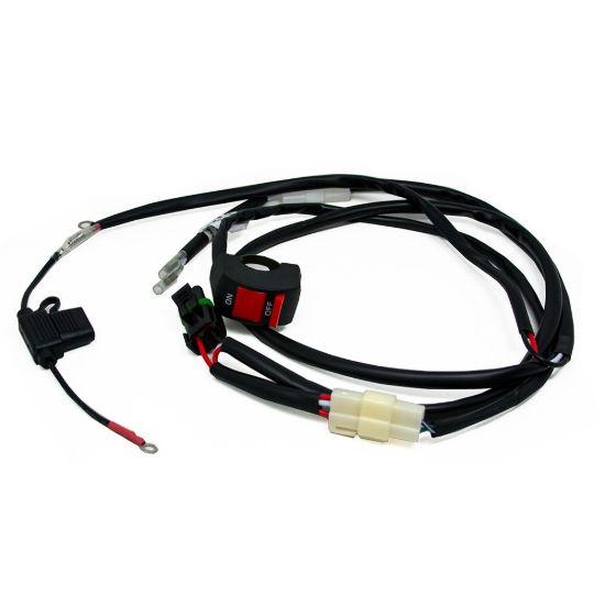 Picture of Motorcycle Wiring Harness w/ Switch - Universal
