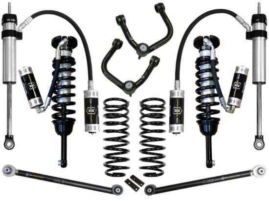 Picture of FJ Cruiser | Rogue Dynamics Upper Control Arms,Rear & Front Coilover Pair with Hi/Lo Compression adjusters
