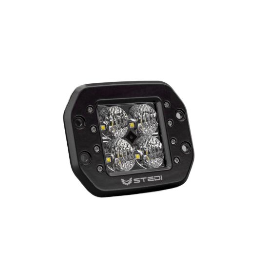 Picture of C-4 Black Edition Flush Mount LED Light | Flood STEDI