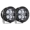Picture of 360 Series LED Round Fog Light, 4 Inch, Spot, RGBW Backlight, Pair