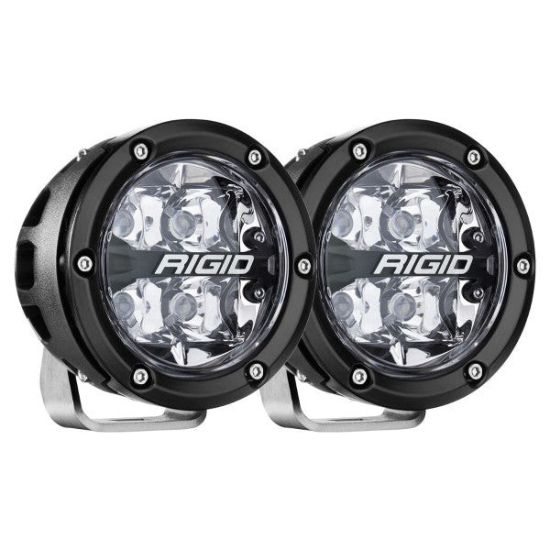 Picture of 360 Series LED Round Fog Light, 4 Inch, Spot, RGBW Backlight, Pair