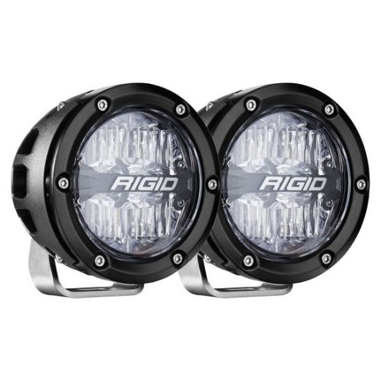 Picture of 360 Series LED Round Fog Light, 4 Inch, Driving, RGBW Backlight, Pair