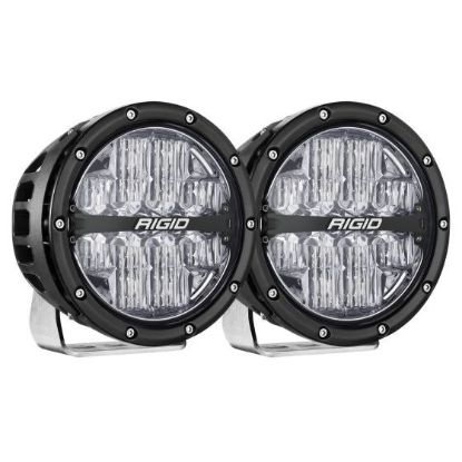 Picture of 360 Series LED Round Fog Light, 6 Inch, Driving, RGBW Backlight, Pair