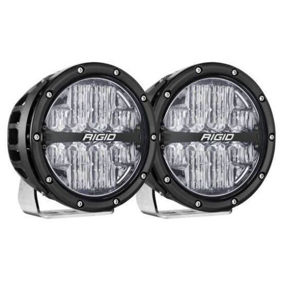 Picture of 360 Series LED Round Fog Light, 6 Inch, Driving, RGBW Backlight, Pair