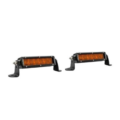 Picture of SR-Series Pro LED Light Bar, 6 Inch, SAE, Amber PRO, Pair