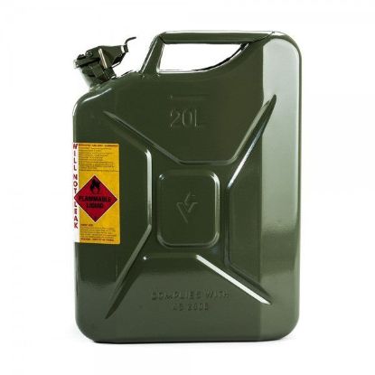 Picture of ARB 20L Metal Jerry Can, Petrol, Green