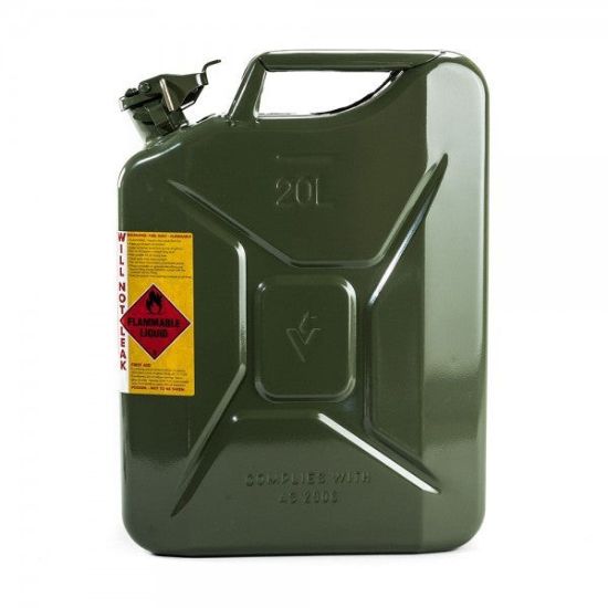 Picture of ARB 20L Metal Jerry Can, Petrol, Green