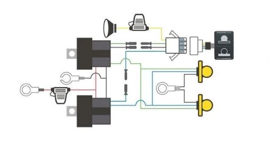Picture of Megatom Wiring Loom - Suits Set of Two (2) Megatom Lights