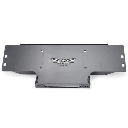 Picture of Nissan Patrol Y61 10-23 Hidden Winch Plate for OEM Bumper