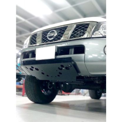 Picture of Nissan Patrol Y61 87-23 Front Skid Plate, Aluminum, Professional Series