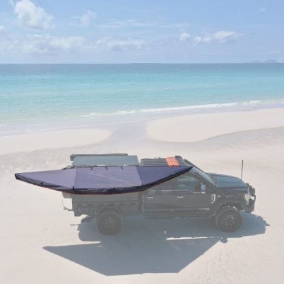 Picture of Professional Series Eagle Wing Awning, 2m, 180 Degree, Free Standing, Grey