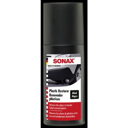 Picture of Sonax Plastic Restorer with Sponge, Black (100mL)