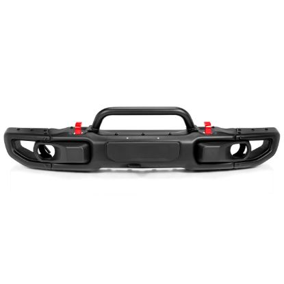 Picture of Jeep Wrangler JL & Gladiator JT 18-26 Extreme Front Bumper With Winch Plate With Bull Bar