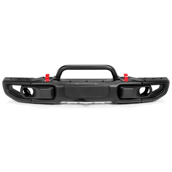 Picture of Jeep Wrangler JL & Gladiator JT 18-26 Extreme Front Bumper With Winch Plate With Bull Bar
