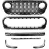 Picture of Jeep Wrangler JL & Gladiator JT 18-23, 2024+ Face Lift Grill Without Camera Hole
