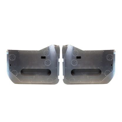 Picture of Jeep Wrangler JL & Gladiator JT 18-26 Front Half Doors With Universal Mirrors Bracket, Aluminum
