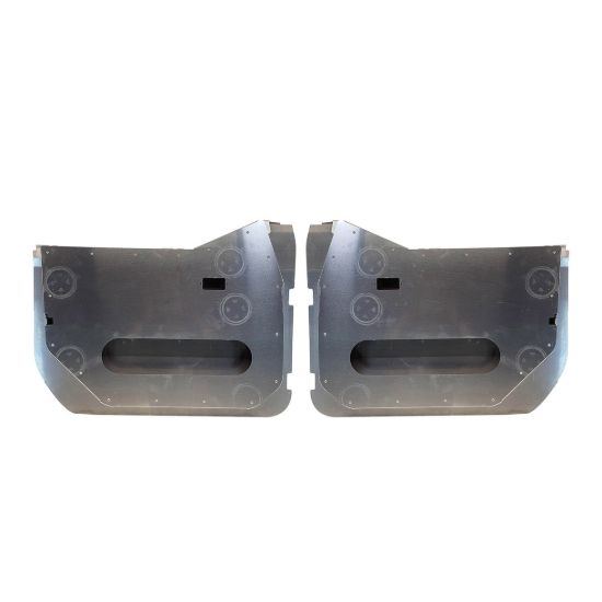 Picture of Jeep Wrangler JL & Gladiator JT 18-26 Front Half Doors With Universal Mirrors Bracket, Aluminum