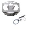 Picture of Jeep Wrangler JL 18-26 Spare Tire License Plate Relocation Kit with Camera Mount, Bare